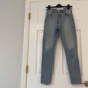 IRO High Rise Straight Leg Jean